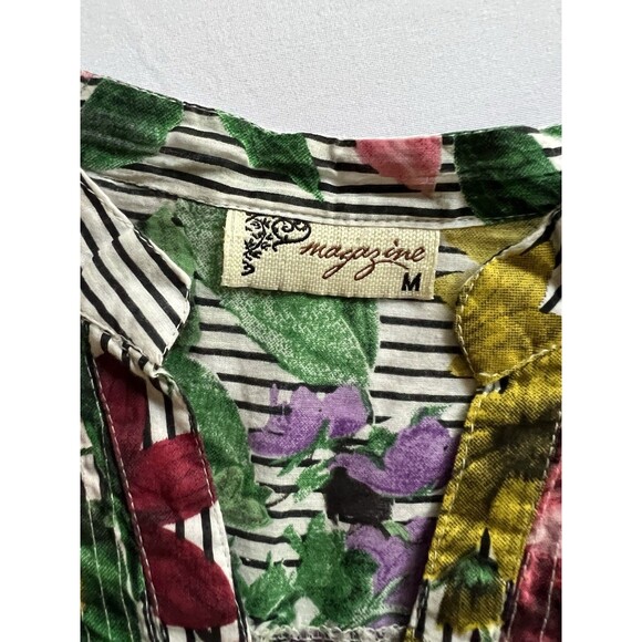 Magazine Floral Striped blouse, medium - Picture 3 of 5